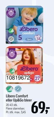 Libero comfort eller up&go bleer