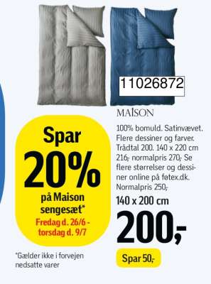 Maison sengesæt