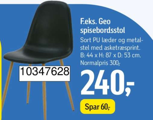 Geo spisebordsstol