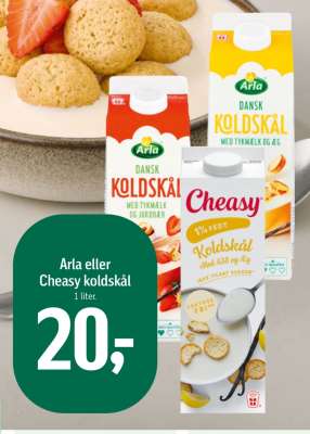 Arla eller Cheasy koldskål