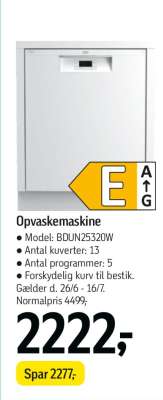 Opvaskemaskine