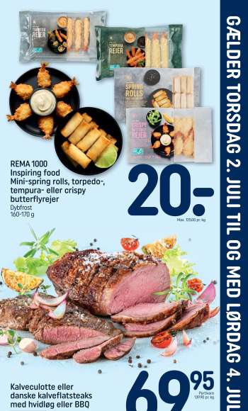 Rema 1000 tilbudsavis  - 2.7.2026 - 4.7.2026.