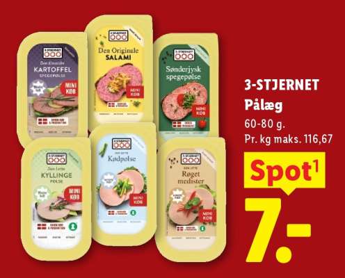 3-Stjernet pålæg