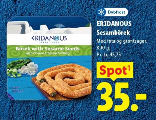 ERIDANOUS Sesambörek