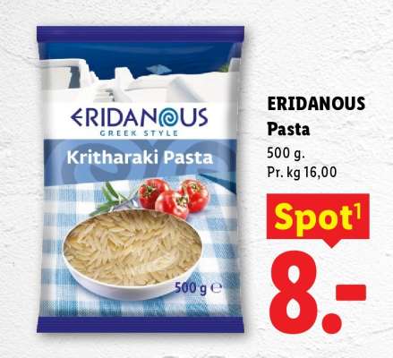 ERIDANOUS Pasta