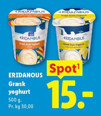ERIDANOUS Græsk yoghurt