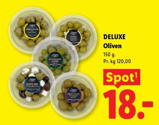 DELUXE Oliven