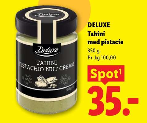 DELUXE Tahini med pistacie