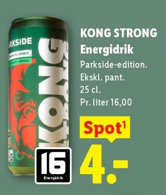 KONG STRONG Energidrik