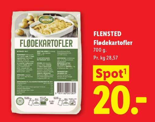 FLENSTED Flødekartofler