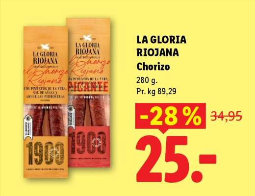 LA GLORIA RIOJANA Chorizo