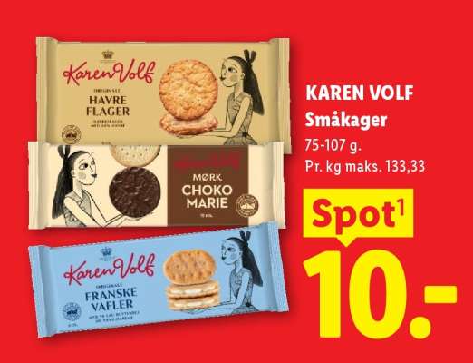 KAREN VOLF Småkager