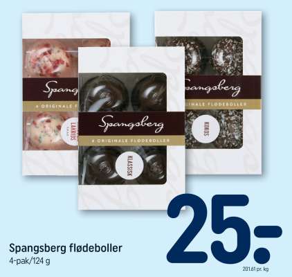 SPANGSBERG Flødeboller