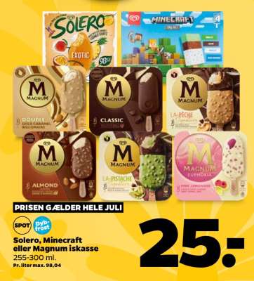 Solero, Minecraft eller Magnum iskasse