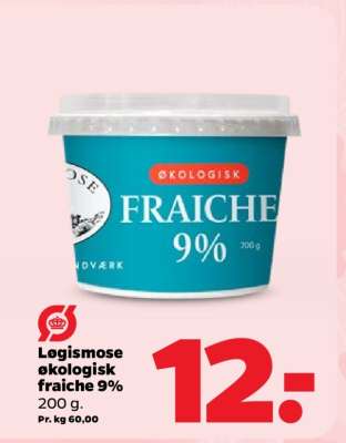 Løgismose økologisk fraiche 9%