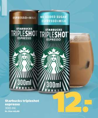 Starbucks tripleshot espresso