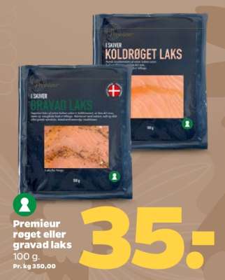 Premieur røget eller gravad laks