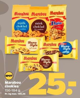 Marabou cookies