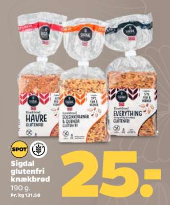 Sigdal glutenfri knækbrød