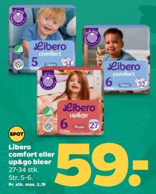 Libero comfort eller up&go bleer