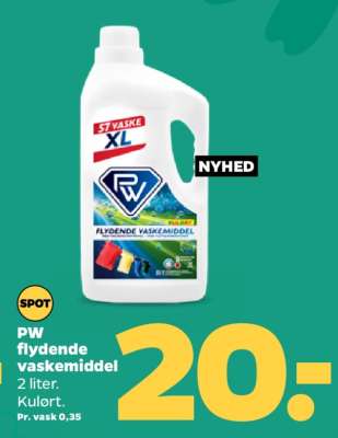 PW flydende vaskemiddel