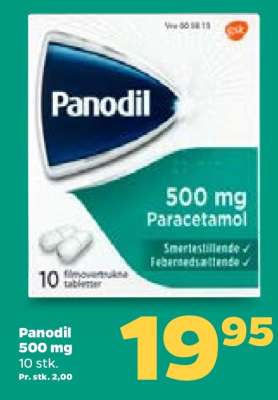 Panodil 500 mg