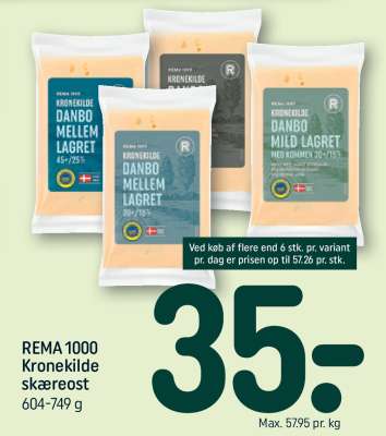 REMA 1000 Kronekilde skæreost