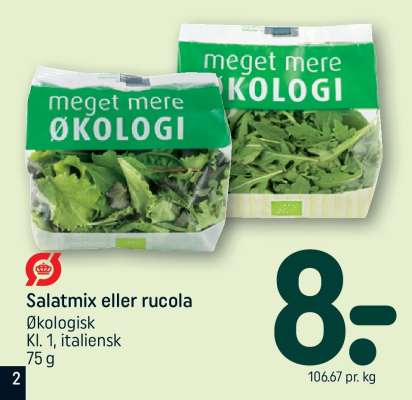 Salatmix eller rucola