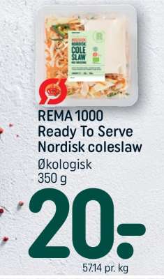 REMA 1000 Ready To Serve Nordisk coleslaw