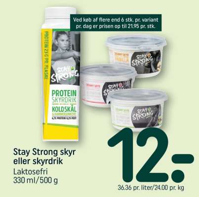 Stay Strong skyr eller skyrdrik