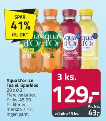 Aqua D'or Ice Tea el. Sparkles