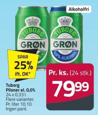Tuborg Pilsner el. 0,0%