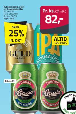 Tuborg Classic, Guld el. Brewmaster IPA