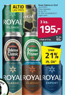 Royal, Odense el. Giraf