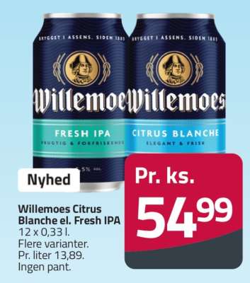 Willemoes Citrus Blanche el. Fresh IPA