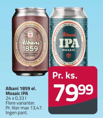 Albani 1859 el. Mosaic IPA