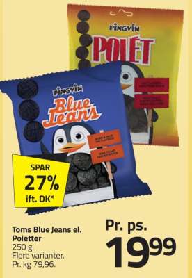 Toms Blue Jeans el. Poletter