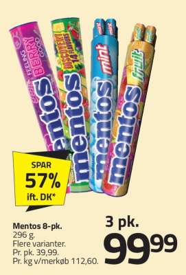 Mentos 8-pk.