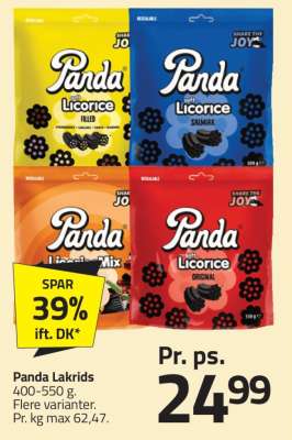 Panda lakrids