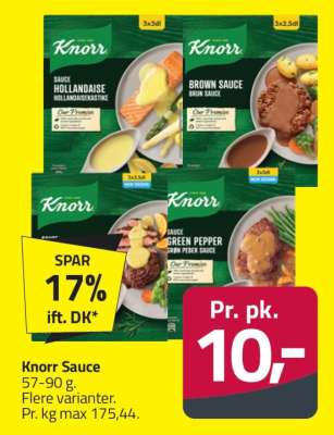 Knorr sauce