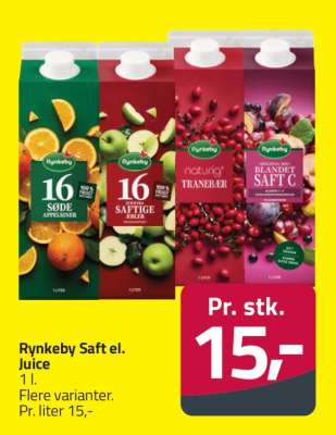 Rynkeby Saft el. Juice
