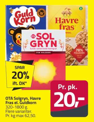 OTA Solgryn, Havre Fras el. Guldkorn