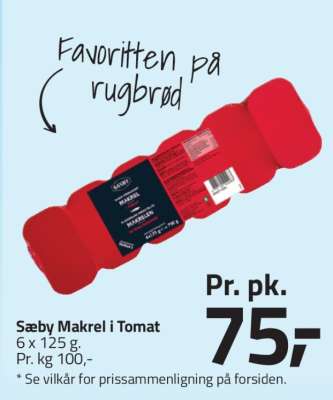 Sæby makrel i tomat