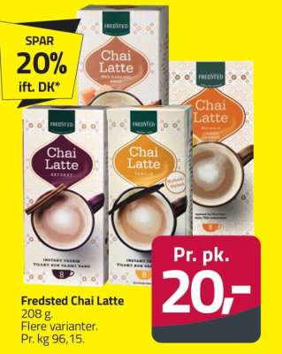 Fredsted chai latte