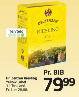 Dr. Zenzen Riesling Yellow Label