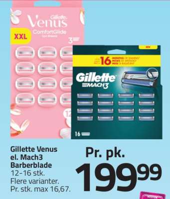 Gillette Venus el. Mach3 Barberblade