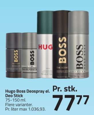 Hugo Boss Deospray el. Deo Stick