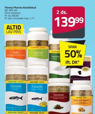 Fitness Pharma kosttilskud