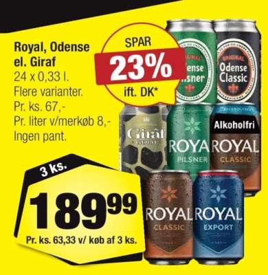 Royal, Odense el. Giraf