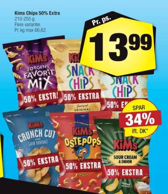 KiMs Chips 50% Extra